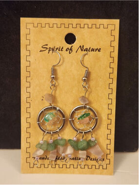 Spirit of Nature Dreamcatcher dangle Earrings